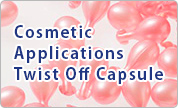 Cosmetic Applications Twist Off Capsule