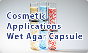 Cosmetic Applications Wet Agar Capsule